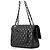 Borsa a tracolla Chanel Matelassé in pelle di agnello nera - vista 2