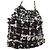 Borsa a tracolla Chanel in tweed nero - vista 2
