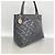 Borsa Tote Chanel in pelle di vitello martellata nera - vista 2