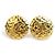 Orecchini a clip Chanel in metallo dorato