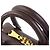 Borsa a mano Miu Miu in pelle marrone - vista 13