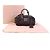 Borsa a mano Miu Miu in pelle marrone - vista 17