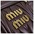 Borsa a mano Miu Miu in pelle marrone - vista 9