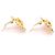 Orecchini a clip Chanel Coco Mark Gold - vista 11