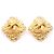 Orecchini a clip Chanel Coco Mark Gold - vista 5