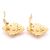 Orecchini a clip Chanel Coco Mark Gold - vista 8