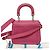 Borsa in pelle Rose Pink Christian Dior - vista 2