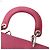 Borsa in pelle Rose Pink Christian Dior - vista 5