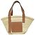 Loewe Korb aus gewebter Raffia mit Applikation Medium