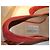 Salvatore Ferragamo Espadrillas Zeppa in Camoscio Rosso - vista 6
