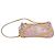 Bolsa Pochette Prada em Pele de Python Rosa Metálico - vista 2