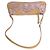 Bolsa Pochette Prada em Pele de Python Rosa Metálico - vista 7