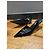 Prada Slingback Keilabsatz-Pumps aus schwarzem Lackleder - Ansicht 10