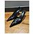 Prada Slingback Keilabsatz-Pumps aus schwarzem Lackleder - Ansicht 2