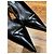 Prada Slingback Keilabsatz-Pumps aus schwarzem Lackleder - Ansicht 6