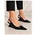Prada Slingback Keilabsatz-Pumps aus schwarzem Lackleder - Ansicht 7