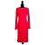 Fendi Vintage Rotes Wollkleid