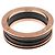 Bulgari Bvlgari B-zero1 2-Band Ring, Size 63 - Ansicht 4