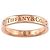 Autre Marque Tiffany & Co. Ring aus 18K Roségold mit Diamanten - Ansicht 2