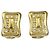 Céline Orecchini a clip Celine in oro giallo 18K con diamanti