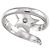 Anello Chanel Comet #50 in Oro Bianco 18K e Diamanti - vista 5