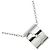 Collana Gucci Icon in diamanti e oro bianco 18K - vista 3
