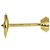 Orecchini Cartier Damour in diamanti e oro giallo 18K - vista 4
