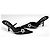 Dior Hardcore 2003 Décolleté Slingback Raso Nero Stelle Cristallo EU 39 - vista 2