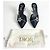 Dior Hardcore 2003 Décolleté Slingback Raso Nero Stelle Cristallo EU 39 - vista 3