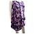 Top Marni morado de seda y lino estampado abstracto - vista 10