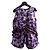 Top Marni morado de seda y lino estampado abstracto - vista 3