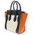 Céline Celine Tricolor Luggage Canvas and Leather Micro - vista 4