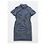 Burberry Kurzarm-Hemdkleid mit Gürtel in Navy - Ansicht 3