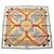 Hermès Foulard di seta Hermes Petit Carré 45 Brins d'or