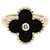 Van Cleef & Arpels Vintage Alhambra Onyx Ring - Ansicht 2