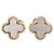 Orecchini a lobo Van Cleef & Arpels in oro giallo 18K e madreperla