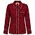 N°21 Seidenbluse mit Leopardenprint - Rot/Schwarz