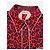 N°21 Seidenbluse mit Leopardenprint - Rot/Schwarz - Ansicht 7
