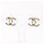 Orecchini Chanel placcati oro con strass Coco Mark - vista 2