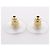 Orecchini Chanel placcati oro con strass Coco Mark - vista 5