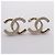 Orecchini Chanel placcati oro con strass Coco Mark - vista 7