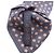 Cravatta in seta Monogram Louis Vuitton grigia e arancione - vista 5