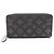 Louis Vuitton Zippy Wallet aus schwarzem Monogram-Leder