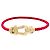 Bracciale Fred, "Force 10, modello medio, semi-pavé", in oro giallo e diamanti.