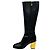 Chloé Botas altas de cuero negras Chloe con tacón dorado - vista 3