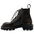 Botas de combate Sierra de piel marrón Loewe - vista 3