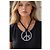 Collana Pendente Chanel 08P Simbolo della Pace e CC - vista 3