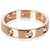 Anello Cartier Love Oro Rosa e Diamanti Modello Piccolo