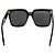 Céline Celine Gafas de sol cuadradas oversized de acetato negro - vista 2