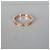 Anello Cartier Love Mini Modello Oro Rosa e Diamanti - vista 6